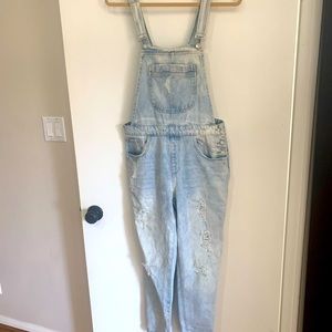 Acid Washed Overalls size 27